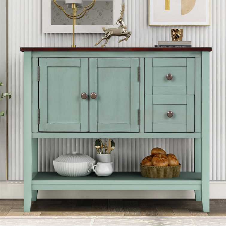 Green console deals cabinet